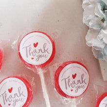 Load image into Gallery viewer, Thank You Wedding Favour Lollipops