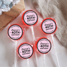 Load image into Gallery viewer, Personalised Bold Birthday Age Lollipops