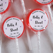 Load image into Gallery viewer, Traditional Wedding Favour Alcoholic Lollipops
