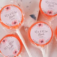 Load image into Gallery viewer, Mr and Mrs Wedding Favour Lollipops