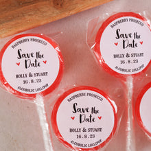 Load image into Gallery viewer, Save the Date Wedding Favour Lollipops