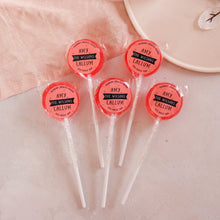Load image into Gallery viewer, Surname Wedding Favour Lollipops