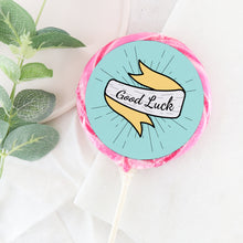Load image into Gallery viewer, Good Luck Banner Lollipop - Suck It & Say