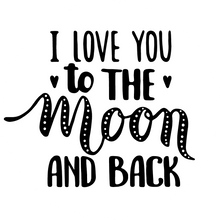Load image into Gallery viewer, I Love You To The Moon &amp; Back Typography Lollipop - Suck It &amp; Say
