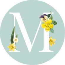 Load image into Gallery viewer, Monogram Initial Teal Lollipop (A to Z)