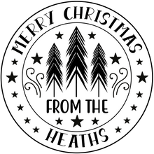 Load image into Gallery viewer, Personalised 'Merry Christmas From The' Black and White Small Lollipops