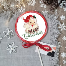 Load image into Gallery viewer, Merry Christmas Vintage Santa Lollipop