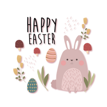 Load image into Gallery viewer, Mushrooms and Flowers Happy Easter Lollipop