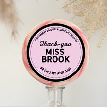 Load image into Gallery viewer, Personalised Thank You Bold Teacher Lollipop
