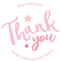 Load image into Gallery viewer, Personalised Pink Thank You Star Teacher Giant Lollipop