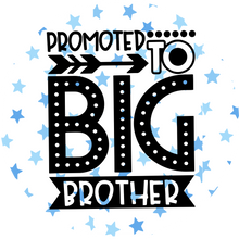 Load image into Gallery viewer, Promoted To Big Brother Blue Stars Lollipop