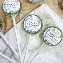 Load image into Gallery viewer, Purple Floral Wedding Favour Lollipops