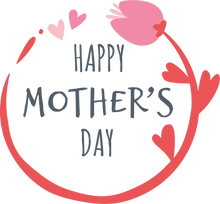 Load image into Gallery viewer, Red Flower Hearts Happy Mother's Day Lollipop