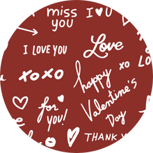 Load image into Gallery viewer, Red Graffiti Love Lollipop