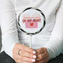 Load image into Gallery viewer, Sending You A Piece Of My Heart Lollipop - Suck It & Say