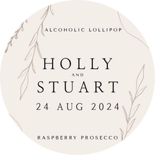 Load image into Gallery viewer, Simple Wedding Favour Giant Lollipops