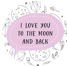 Load image into Gallery viewer, I Love You To The Moon Bubble Lollipop - Suck It & Say