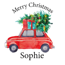 Load image into Gallery viewer, Personalised Car Merry Christmas Lollipop