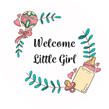 Load image into Gallery viewer, 'Welcome Little Girl' Lollipop - Suck It & Say