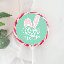 Load image into Gallery viewer, White and Pink Bunny Ears Lollipop - Suck It & Say