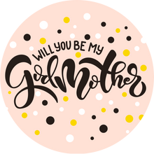 Load image into Gallery viewer, Will You Be My Godmother Lollipop