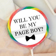 Load image into Gallery viewer, Will You Be My Page Boy Lollipop