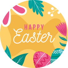 Load image into Gallery viewer, Yellow Flowers Happy Easter Lollipop