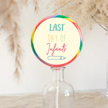 Load image into Gallery viewer, Yellow Last Day Of Infants Giant Lollipop