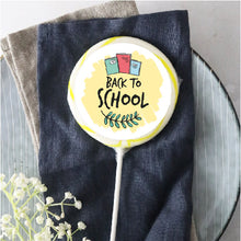 Load image into Gallery viewer, Yellow Back to School Lollipop