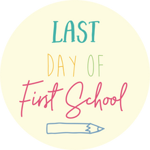 Load image into Gallery viewer, Yellow Last Day Of First School Giant Lollipop