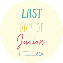 Load image into Gallery viewer, Yellow Last Day Of Juniors Giant Lollipop