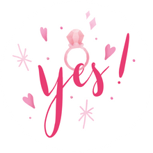 Load image into Gallery viewer, Yes Pink Engagement Lollipop