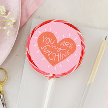 Load image into Gallery viewer, You Are My Sunshine Lollipop - Suck It &amp; Say
