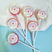 Load image into Gallery viewer, Personalised Thank You Rainbow Lollipop Sets
