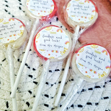 Load image into Gallery viewer, Personalised Goodbye and Good Luck Lollipop Sets
