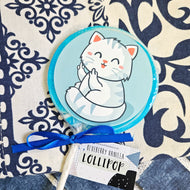 Cat Middle Finger Lollipop