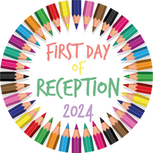 Load image into Gallery viewer, Colourful Pencils First Day Of Reception Lollipop
