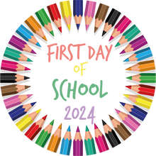 Load image into Gallery viewer, Colourful Pencils First Day Of School Lollipop
