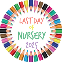 Load image into Gallery viewer, Colourful Pencils Last Day Of Nursery Giant Lollipop
