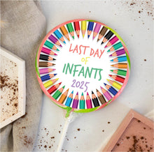 Load image into Gallery viewer, Colourful Pencils Last Day Of Infants Giant Lollipop
