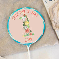 First Day Of Year Floral Lollipop (Years 1-13) - Suck It & Say