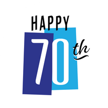 Load image into Gallery viewer, Happy 70th Birthday Colour Block Lollipop
