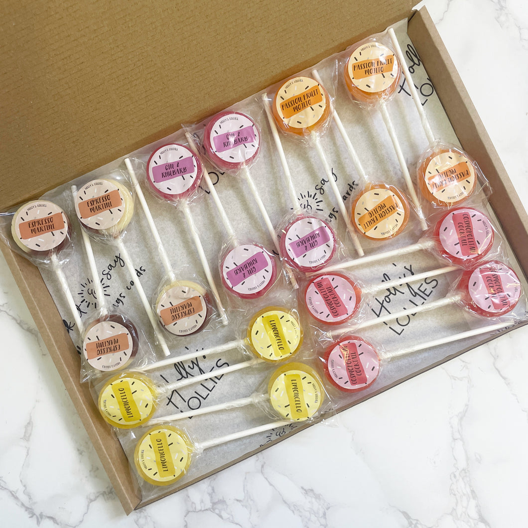 20 Pack Boozy Small Lollipops