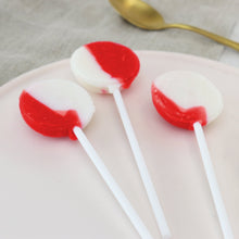 Load image into Gallery viewer, Strawberries and Cream Small Lollipops - 5 Pack Gift Box
