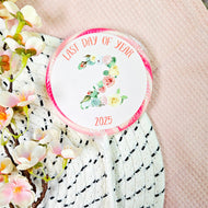 Last Day of Year Floral Giant Lollipop (Years 1-13)