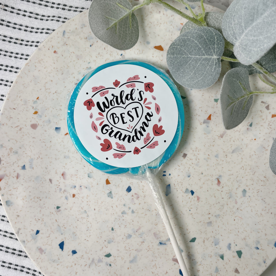 World's Best Grandma Lollipop