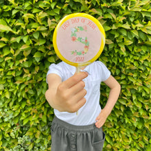 Load image into Gallery viewer, Last Day of Year Floral Giant Lollipop (Years 1-13)
