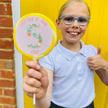 Load image into Gallery viewer, Last Day of Year Floral Giant Lollipop (Years 1-13)
