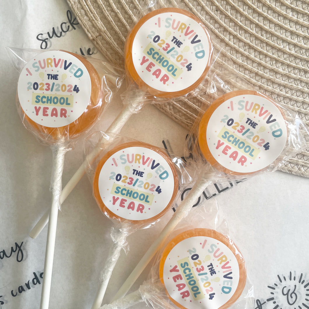 I Survived the 2023/24 School Year Lollipop Sets