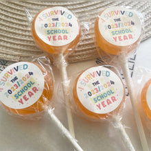 Load image into Gallery viewer, I Survived the 2023/24 School Year Lollipop Sets
